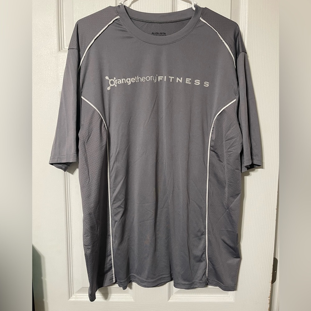 L Orangetheory Fitness Gray Breathable Dri-Fit TShirt